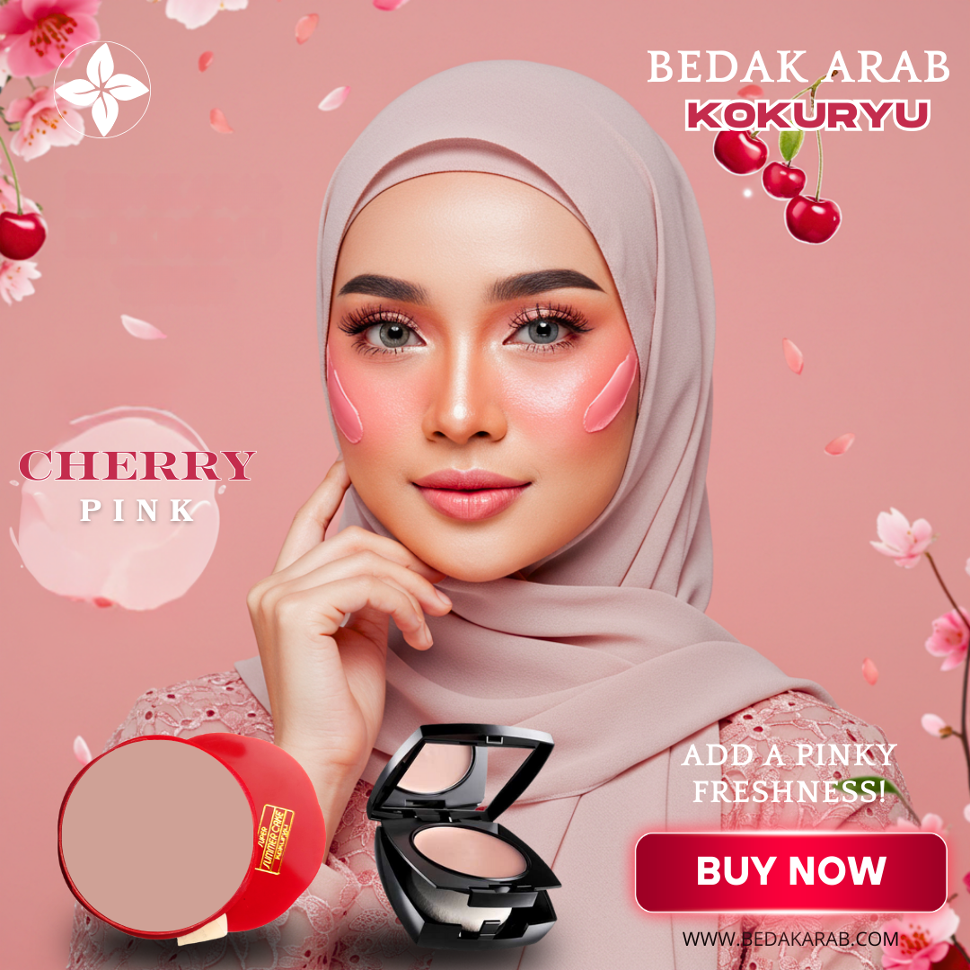 ORIGINAL Kokuryu Bedak Arab 50g + Span Halal - BELI YANG ORI foundation, moisturizer, UV protection
