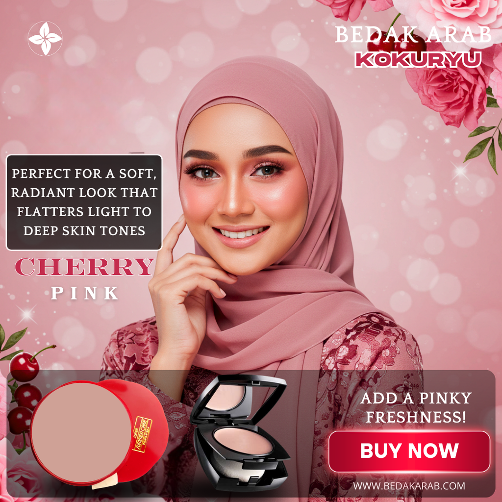 ORIGINAL Kokuryu Bedak Arab 50g + Span Halal - BELI YANG ORI foundation, moisturizer, UV protection