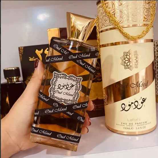 Lattafa Perfumes Oud Mood Eau De Parfum 100 Ml For Women And Men By Lattafa Perfume Spray (Original)