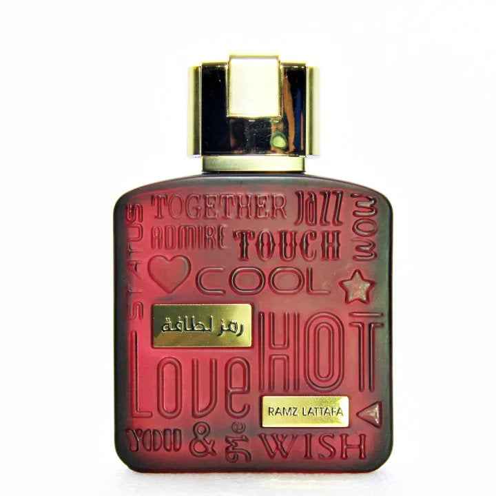 LATTAFA Ramz Gold Parfum Spray Fragrance Unisex 100ML ( GIFT WITH PURCHASE)