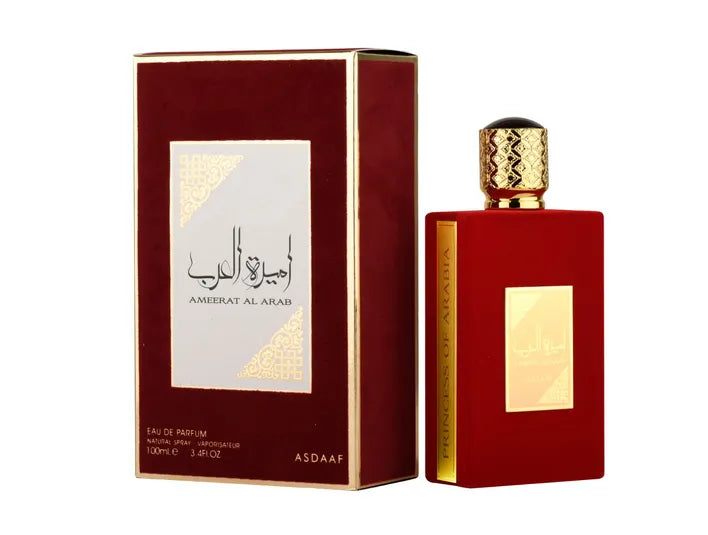 ASDAAF Ameerat Al Arab Parfum Spray Fragrance Unisex 100ML (FREE GIFT WITH PURCHASE)