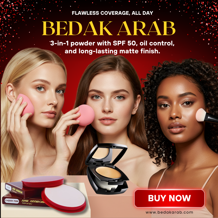 ORIGINAL Kokuryu Bedak Arab 50g + Span Halal - BELI YANG ORI foundation, moisturizer, UV protection