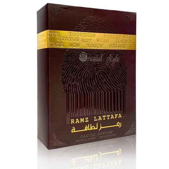 LATTAFA Ramz Gold Parfum Spray Fragrance Unisex 100ML ( GIFT WITH PURCHASE)