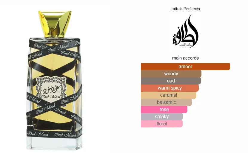 Lattafa Perfumes Oud Mood Eau De Parfum 100 Ml For Women And Men By Lattafa Perfume Spray (Original)