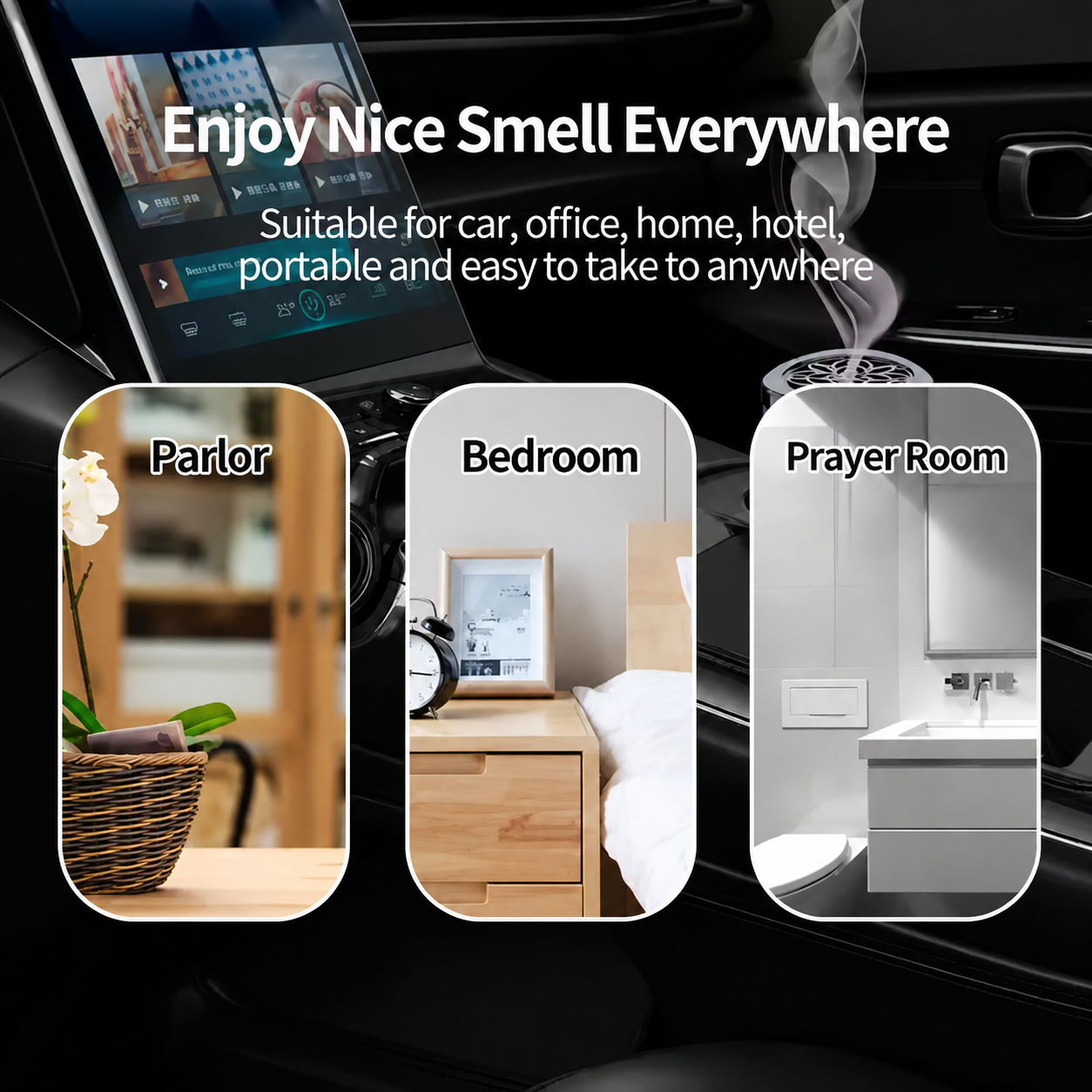 (Free Gift Lattafa Bakhoor Rm25) Electric Bakhoor Incense Burner with Quran recital n Bluetooth Speaker with USB Connectivity-
