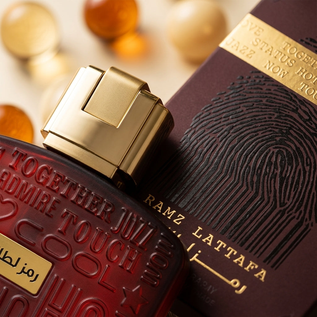 LATTAFA Ramz Gold Parfum Spray Fragrance Unisex 100ML ( GIFT WITH PURCHASE)