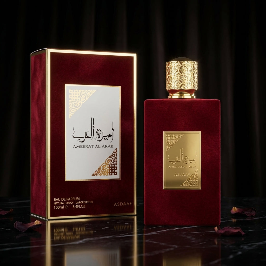 ASDAAF Ameerat Al Arab Parfum Spray Fragrance Unisex 100ML (FREE GIFT WITH PURCHASE)