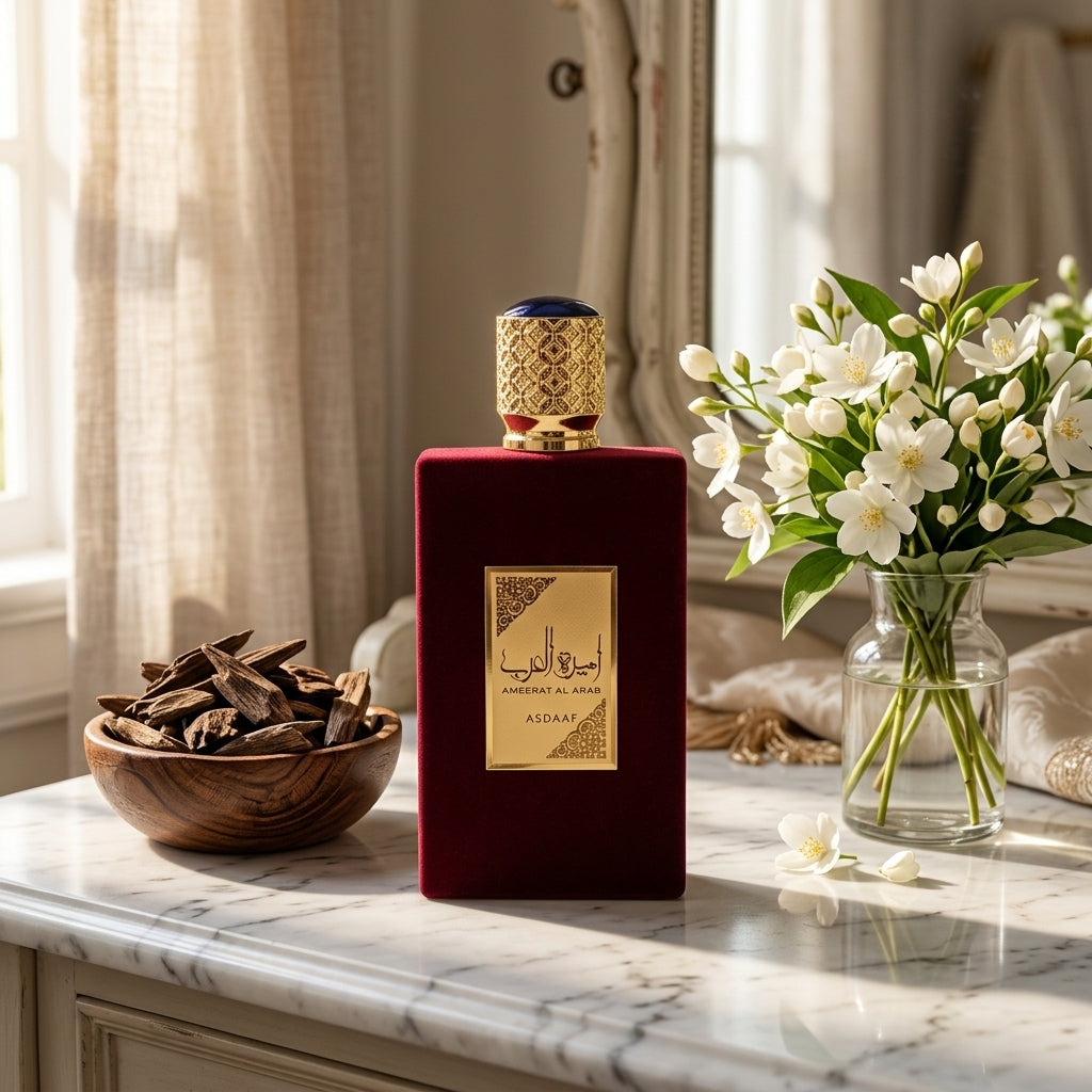 ASDAAF Ameerat Al Arab Parfum Spray Fragrance Unisex 100ML (FREE GIFT WITH PURCHASE)