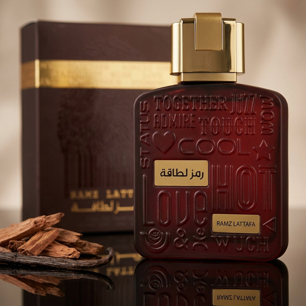LATTAFA Ramz Gold Parfum Spray Fragrance Unisex 100ML ( GIFT WITH PURCHASE)
