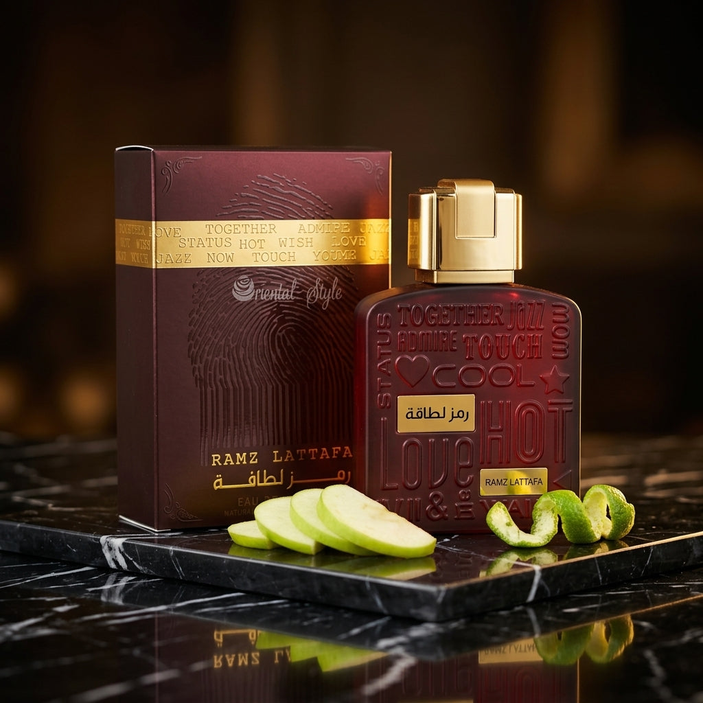 LATTAFA Ramz Gold Parfum Spray Fragrance Unisex 100ML ( GIFT WITH PURCHASE)