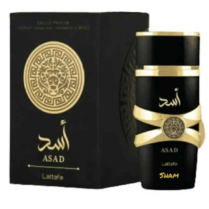Asad Lattafa perfume asad elixir.sham Eau de Parfum, 100 ml minyak wangi lelaki tahan lama minyak tahan lama