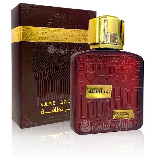 LATTAFA Ramz Gold Parfum Spray Fragrance Unisex 100ML ( GIFT WITH PURCHASE)