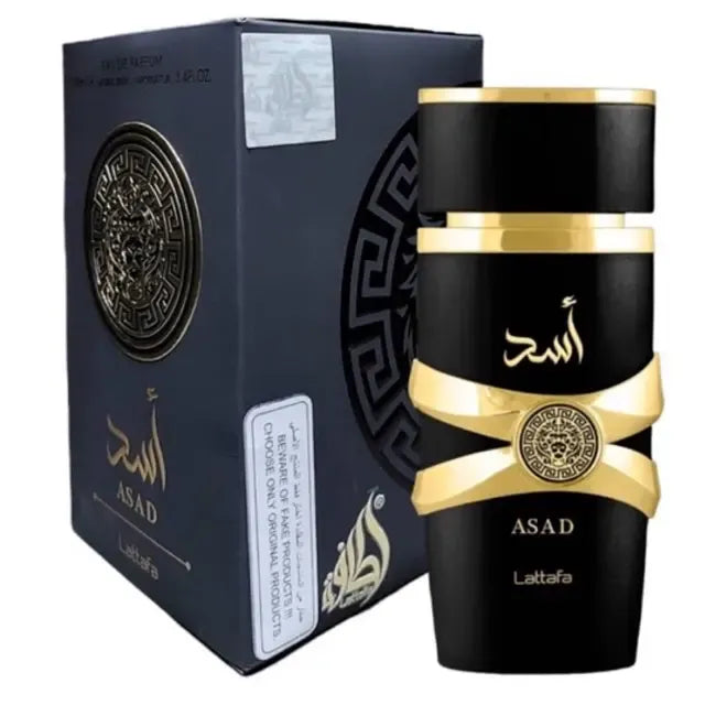Asad Lattafa perfume asad elixir.sham Eau de Parfum, 100 ml minyak wangi lelaki tahan lama minyak tahan lama