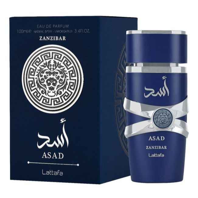 Lattafa Asad Zanzibar Eau de Parfum 100ml – Exotic Woody Spicy Fragrance
