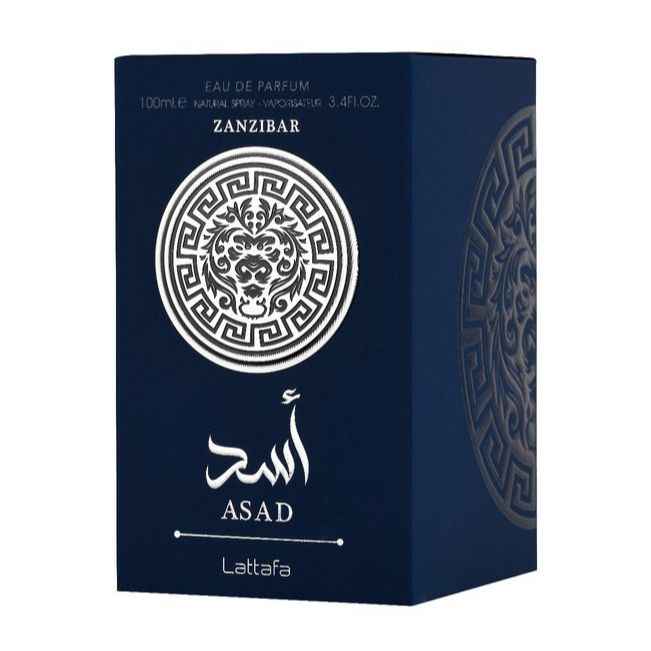 Lattafa Asad Zanzibar Eau de Parfum 100ml – Exotic Woody Spicy Fragrance