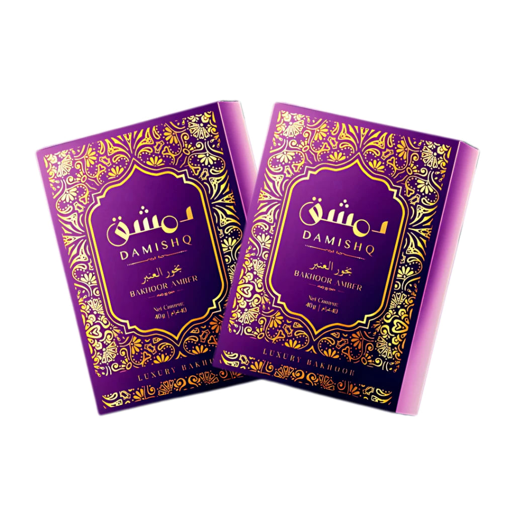 Damishq Bakhoor Al Amber 40g - kemenyan ,oud , BUKHOOR , bakhoor oud , incense ,bukhoor set , dupa