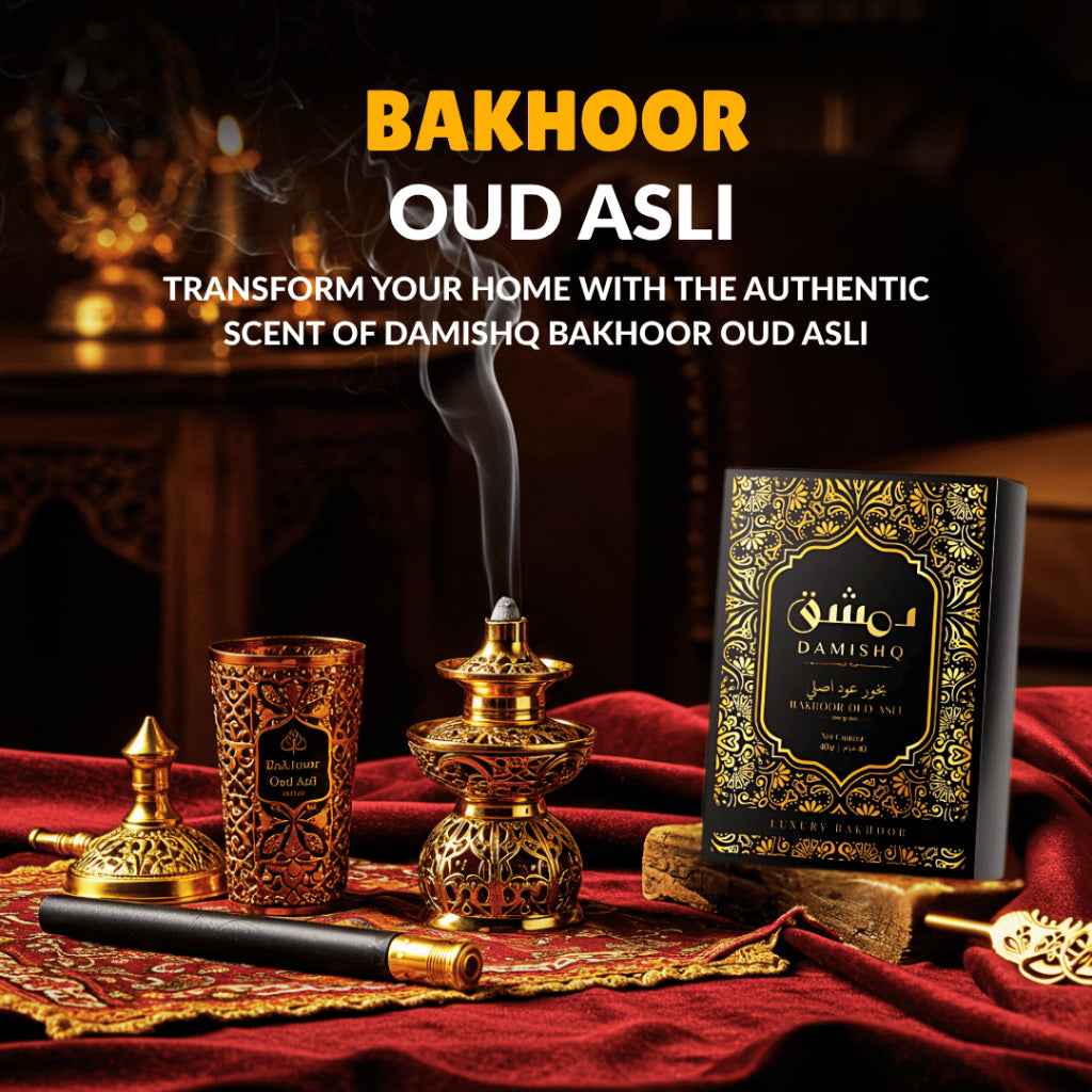 Damishq Bakhoor Oud Asli 40g - kemenyan ,oud , BUKHOOR , bakhoor oud , incense ,bukhoor set , dupa