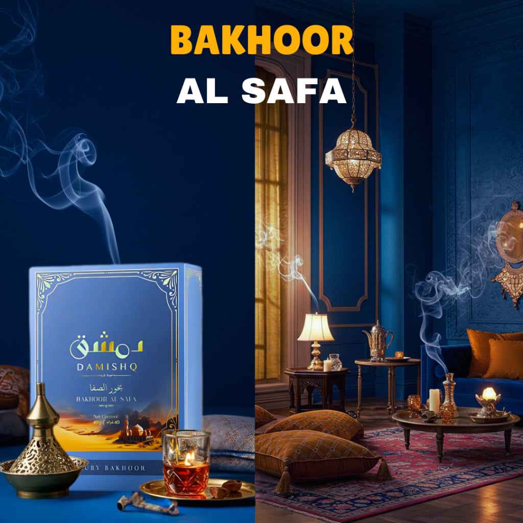 DAMISHQ Bakhoor AL SAFA 40gr - kemenyan ,oud , BUKHOOR , bakhoor oud , incense ,bukhoor set , dupa