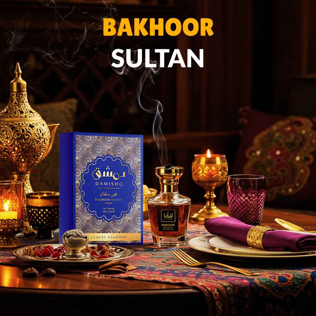 Bakhoor DAMISHQ SULTAN 40gr - kemenyan ,oud , BUKHOOR , bakhoor oud , incense ,bukhoor set , dupa