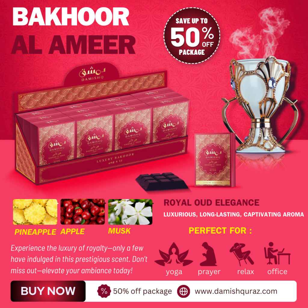 Damishq Bakhoor 40g- Damishq Bakhoor for Home & Office