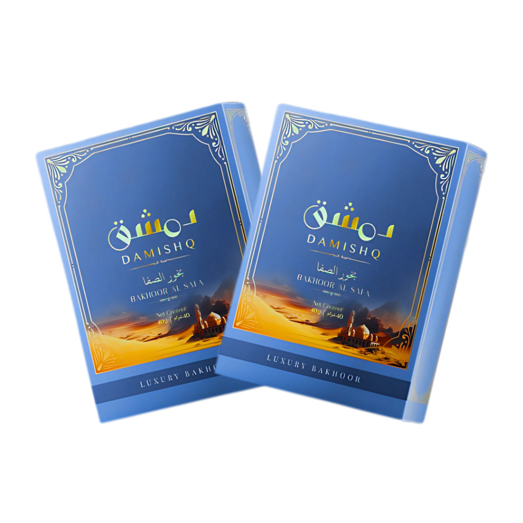 DAMISHQ Bakhoor AL SAFA 40gr - kemenyan ,oud , BUKHOOR , bakhoor oud , incense ,bukhoor set , dupa