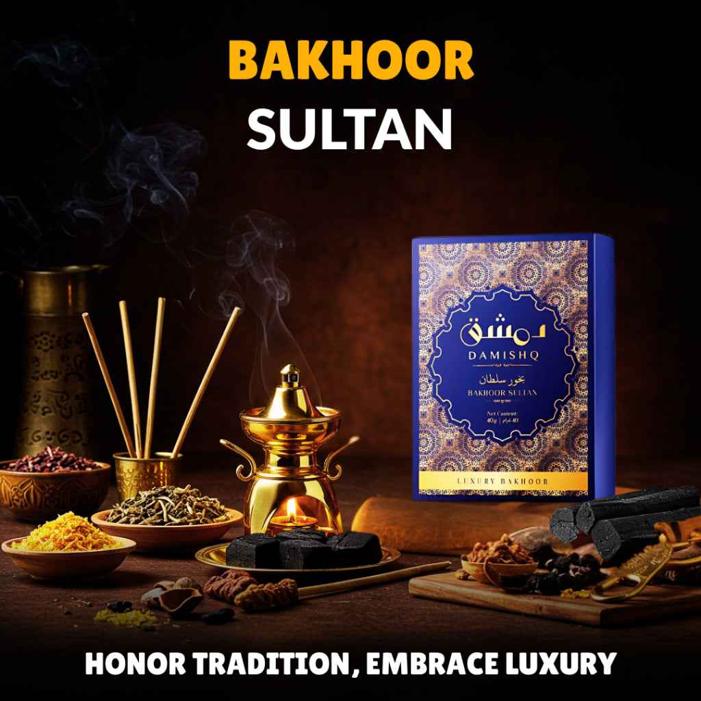 Bakhoor DAMISHQ SULTAN 40gr - kemenyan ,oud , BUKHOOR , bakhoor oud , incense ,bukhoor set , dupa