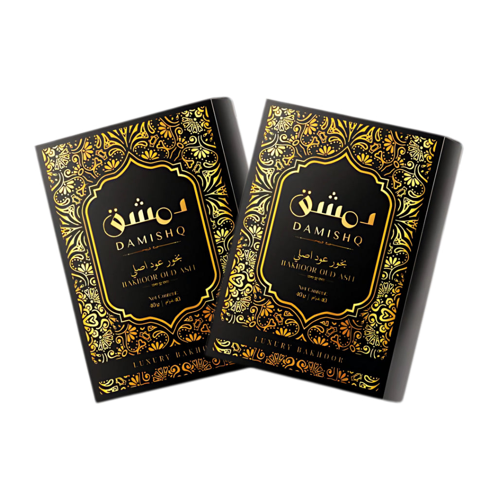Damishq Bakhoor Oud Asli 40g - kemenyan ,oud , BUKHOOR , bakhoor oud , incense ,bukhoor set , dupa