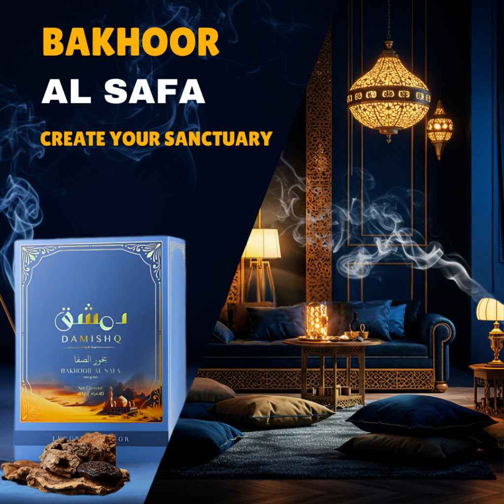 DAMISHQ Bakhoor AL SAFA 40gr - kemenyan ,oud , BUKHOOR , bakhoor oud , incense ,bukhoor set , dupa