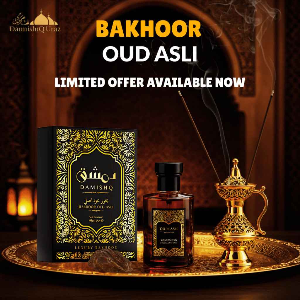 Damishq Bakhoor Oud Asli 40g - kemenyan ,oud , BUKHOOR , bakhoor oud , incense ,bukhoor set , dupa