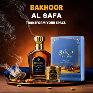 DAMISHQ Bakhoor AL SAFA 40gr - kemenyan ,oud , BUKHOOR , bakhoor oud , incense ,bukhoor set , dupa