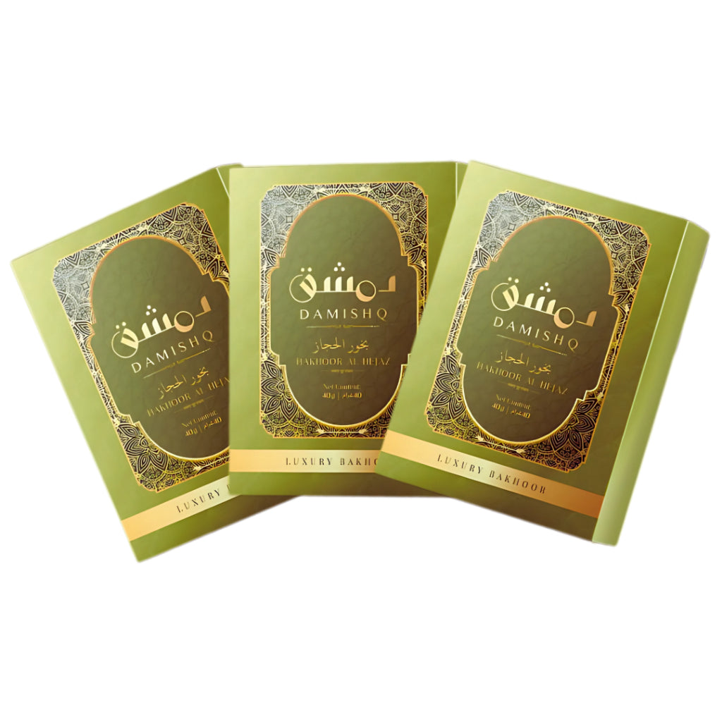 Damishq Bakhoor Al Hejaz 40g - kemenyan ,oud , BUKHOOR , bakhoor oud , incense ,bukhoor set , dupa