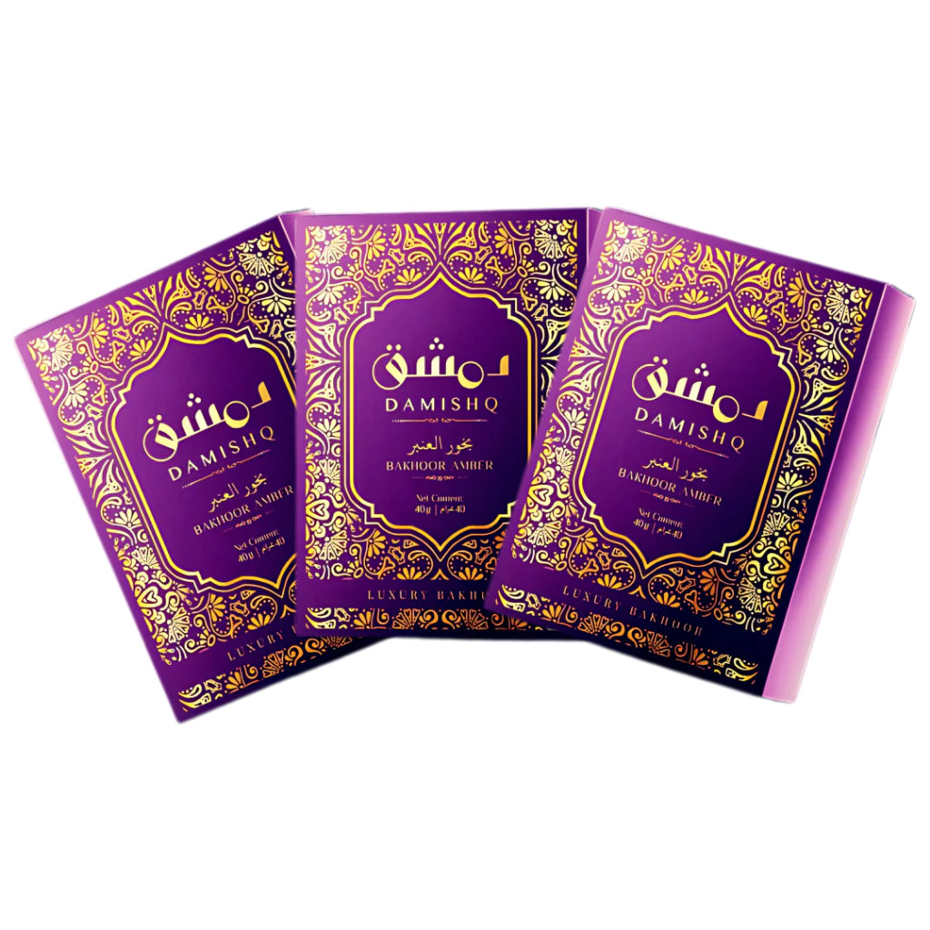 Damishq Bakhoor Al Amber 40g - kemenyan ,oud , BUKHOOR , bakhoor oud , incense ,bukhoor set , dupa