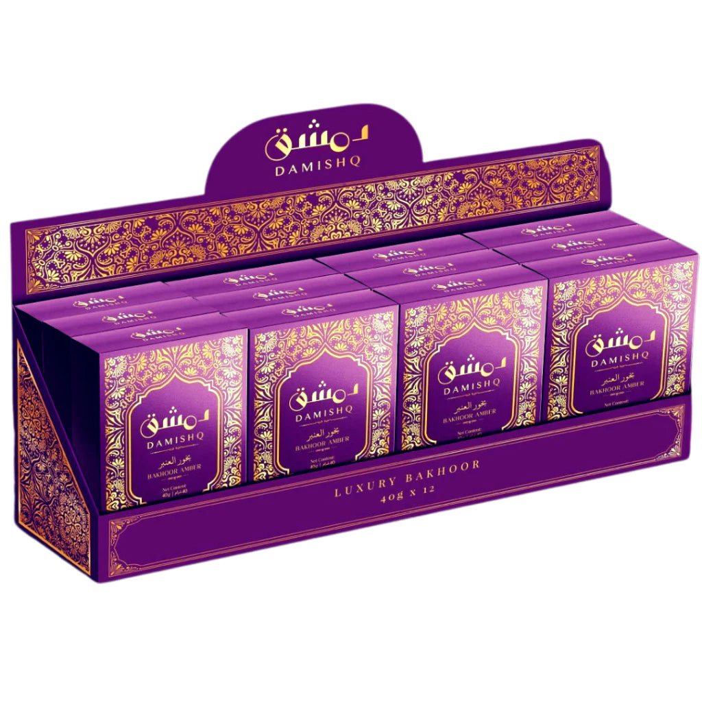 Damishq Bakhoor Al Amber 40g - kemenyan ,oud , BUKHOOR , bakhoor oud , incense ,bukhoor set , dupa