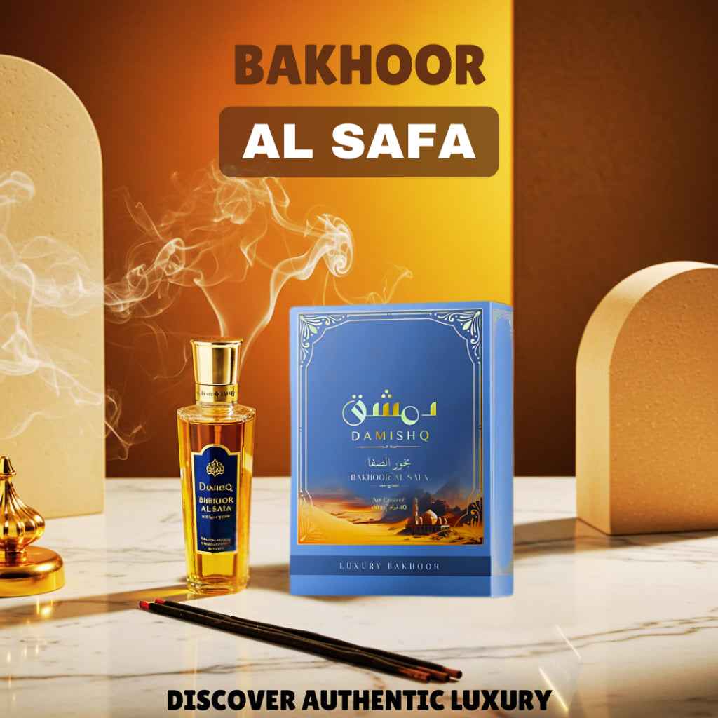 DAMISHQ Bakhoor AL SAFA 40gr - kemenyan ,oud , BUKHOOR , bakhoor oud , incense ,bukhoor set , dupa