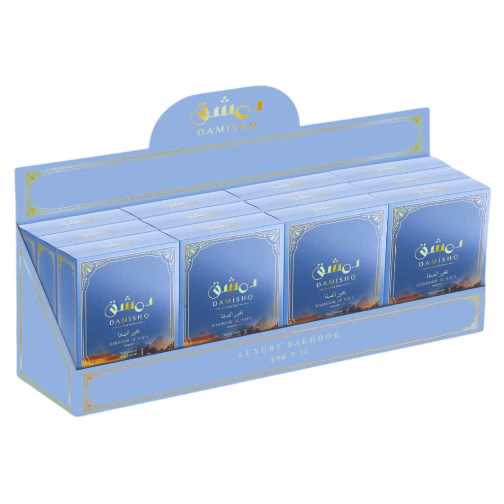 DAMISHQ Bakhoor AL SAFA 40gr - kemenyan ,oud , BUKHOOR , bakhoor oud , incense ,bukhoor set , dupa