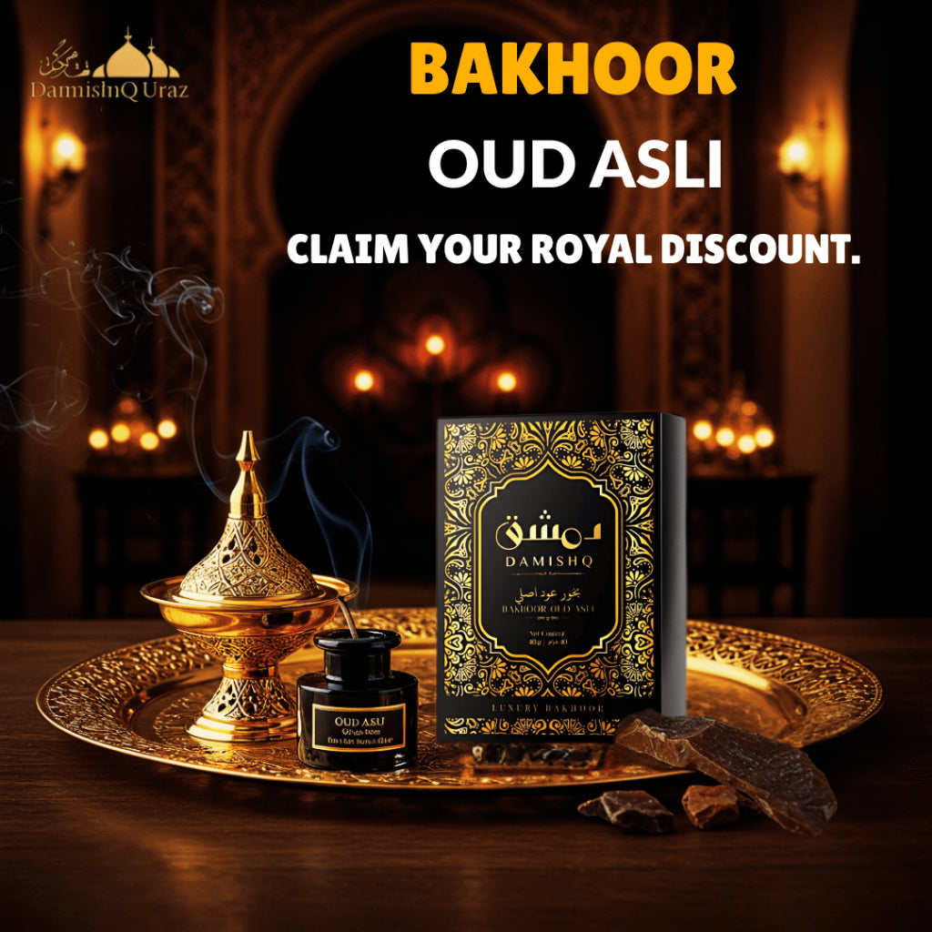 Damishq Bakhoor Oud Asli 40g - kemenyan ,oud , BUKHOOR , bakhoor oud , incense ,bukhoor set , dupa
