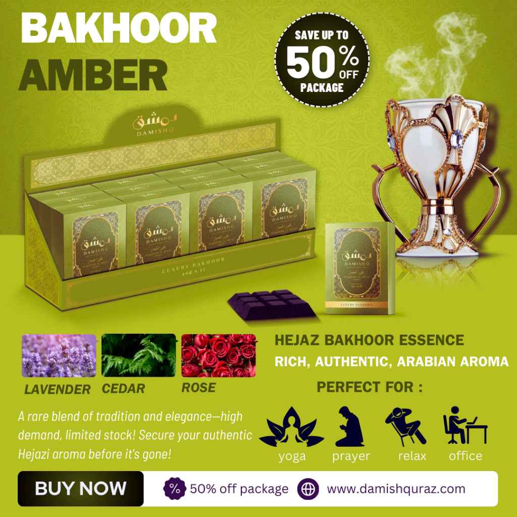 Damishq Bakhoor 40g- Damishq Bakhoor for Home & Office