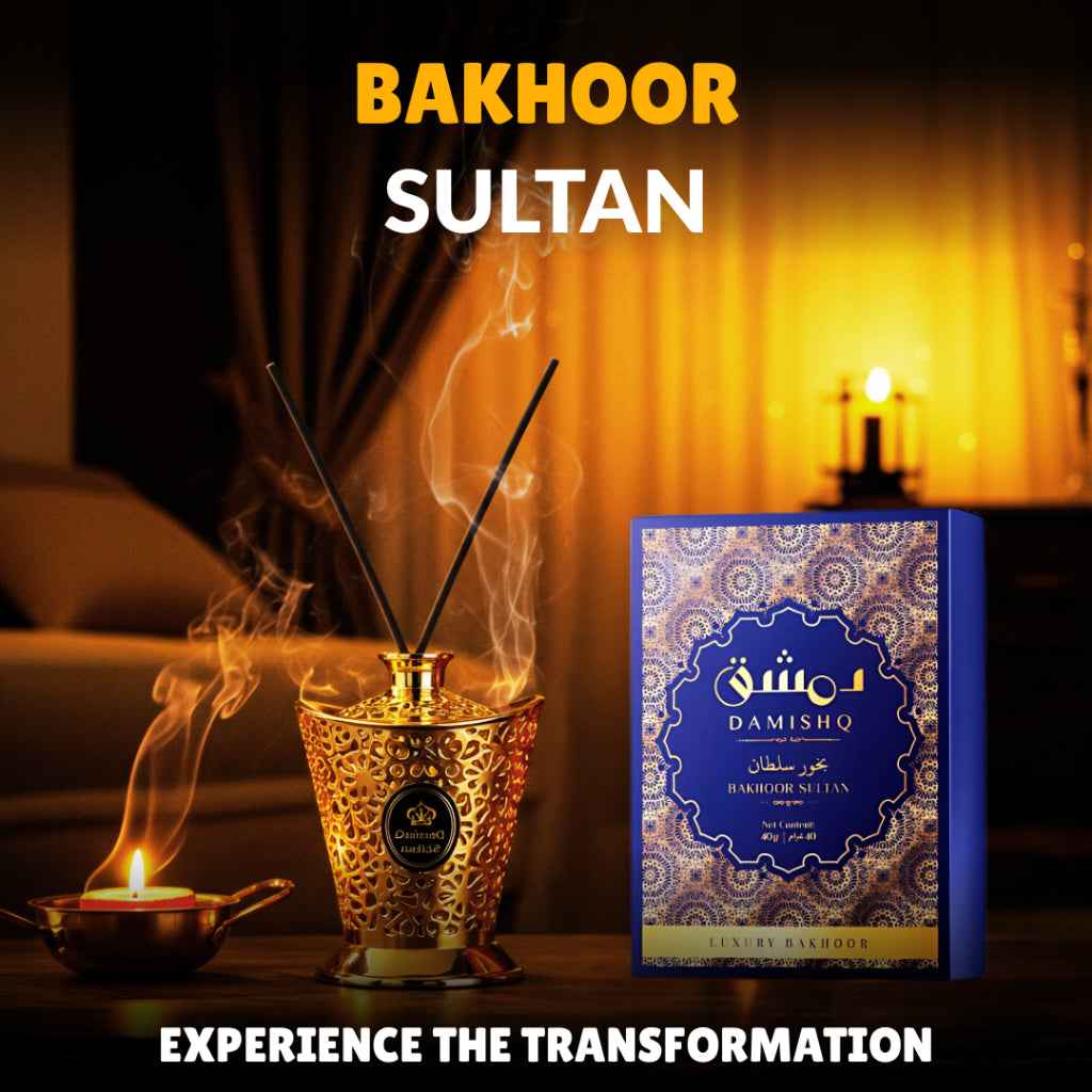 Bakhoor DAMISHQ SULTAN 40gr - kemenyan ,oud , BUKHOOR , bakhoor oud , incense ,bukhoor set , dupa