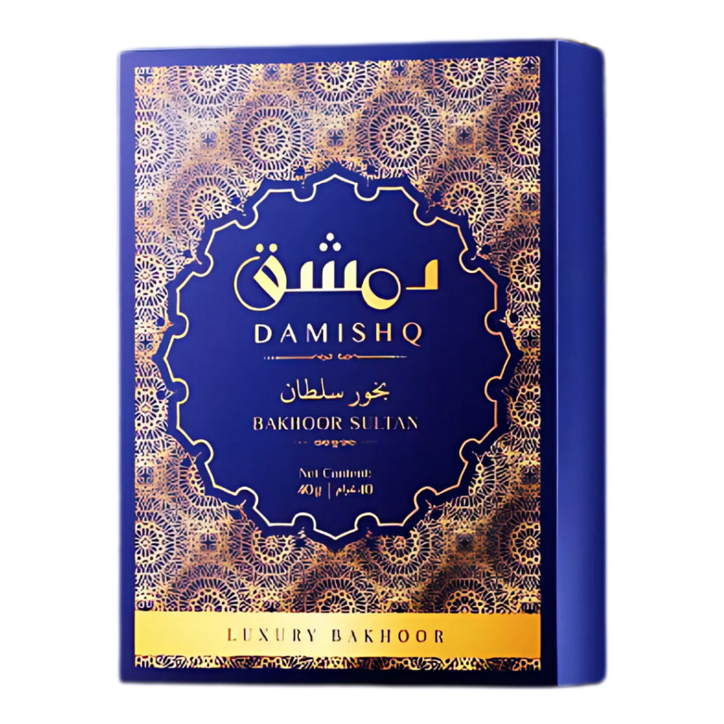 Bakhoor DAMISHQ SULTAN 40gr - kemenyan ,oud , BUKHOOR , bakhoor oud , incense ,bukhoor set , dupa