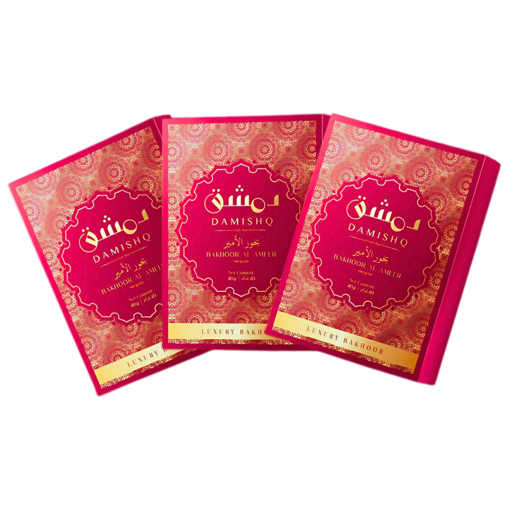 Damishq Bakhoor Al Ameer 40g - kemenyan ,oud , BUKHOOR , bakhoor oud , incense ,bukhoor set , dupa