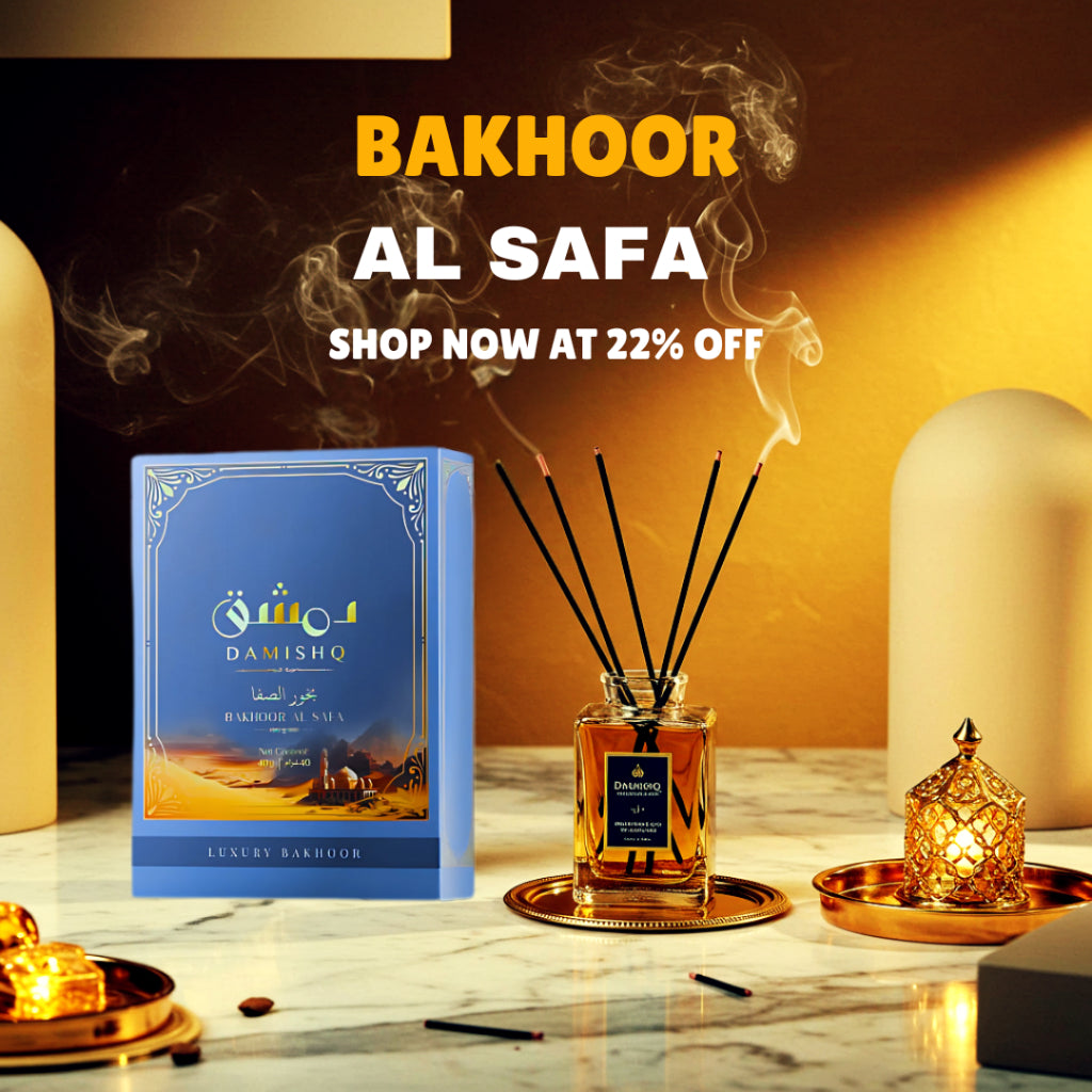 DAMISHQ Bakhoor AL SAFA 40gr - kemenyan ,oud , BUKHOOR , bakhoor oud , incense ,bukhoor set , dupa