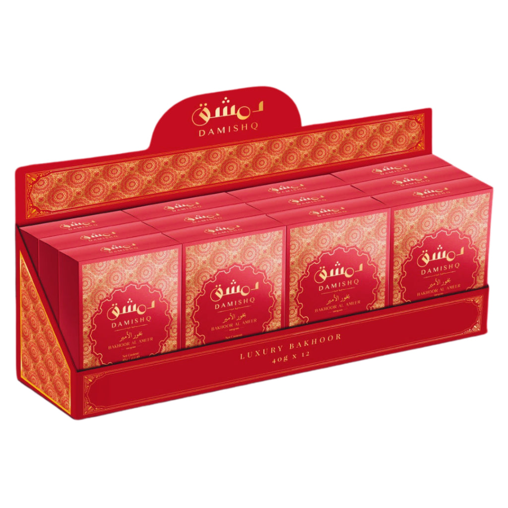 Damishq Bakhoor Al Ameer 40g - kemenyan ,oud , BUKHOOR , bakhoor oud , incense ,bukhoor set , dupa