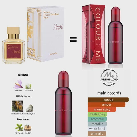 Colour Me Femme Dark Red Edp - for Her