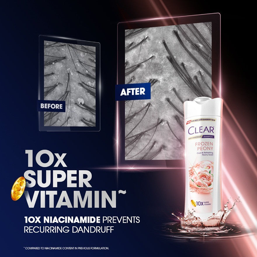 CLEAR Anti-Dandruff Frozen Peony Shampoo 300ml