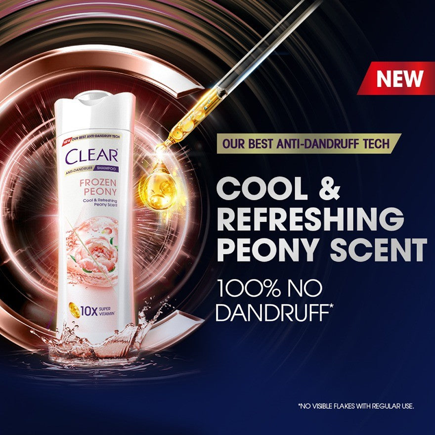 CLEAR Anti-Dandruff Frozen Peony Shampoo 300ml